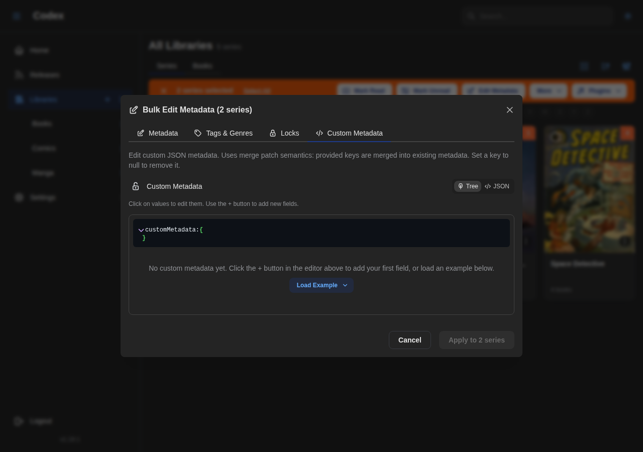 Bulk Metadata - Custom
